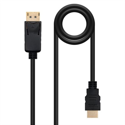 Cable conversor nanocable displayport a hdmi