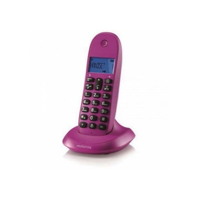 Telefono motorola c1001lb wireless inalambrico violeta