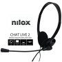 Auriculares nilox microfono control vol negro