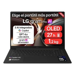Portatil lg gram pro 16z90u ux7 - 358h - 32gb - ssd 512gb - 16 pulgadas - w11h