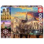 Puzzle Collage de Notre Dame 1000pzs