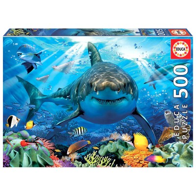 Puzzle Gran Tiburon Blanco 500pzs