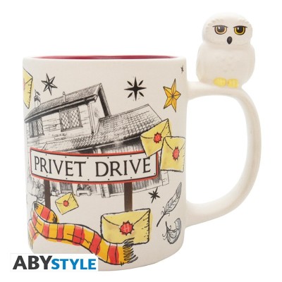 Taza 3d abystyle harry potter hedwig