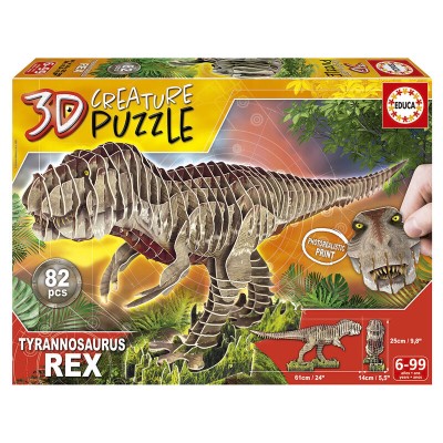 Puzzle 3D Creature T-Rex 82pzs