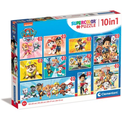 Puzzle Patrulla Canina Paw Patrol 18+30+48+60pzs