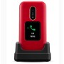 Telefono movil doro 6880 red white