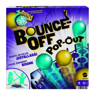 Juego mesa mattel bounce off pop out