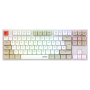 Teclado gaming royal pbt mecanico blanco