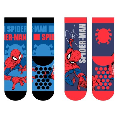 Set 2 calcetines antideslizantes Spiderman Marvel infantil surtido