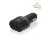 Cargador usb ewent coche 3 puertos