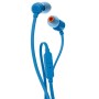 Auriculares intrauditivos jbl t110 blue pure