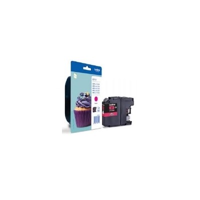 Cartucho tinta brother lc123m magenta 600