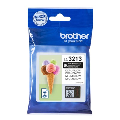 Cartucho tinta brother lc3213bk negro 400