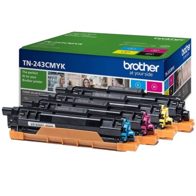 Toner brother tn243cmyk negro cian magenta