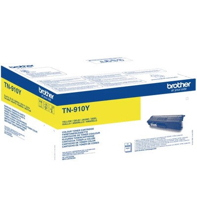 Toner brother tn910y amarillo 9000 paginas