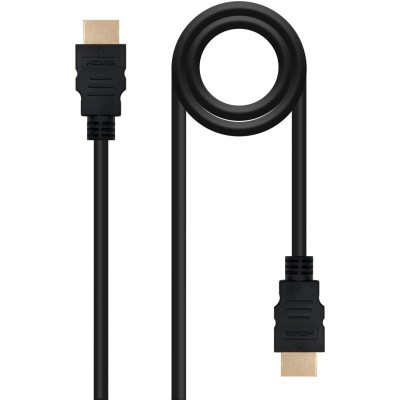 Cable nanocable hdmi macho macho negro 18m