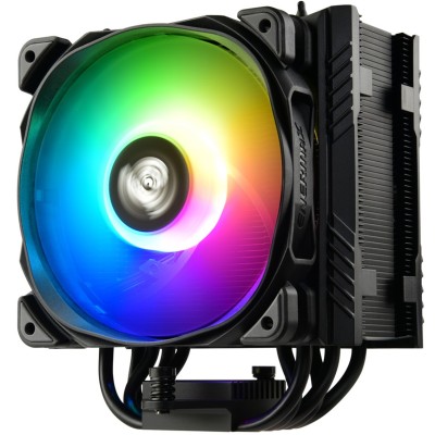 Ventilador disipador cpu gaming enermax ets t50a bk argb