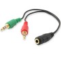 Cable audio equip jack 35mm hembra