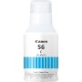 Botella tinta canon gi 56c cian 135ml