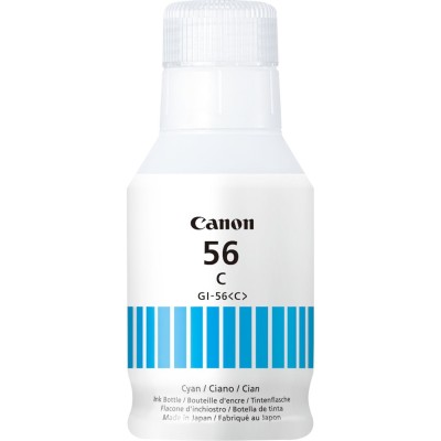 Botella tinta canon gi 56c cian 135ml