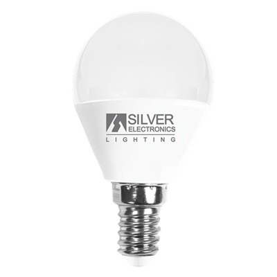 Bombilla led decorativa silver electronis esferica