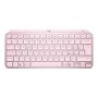 Teclado logitech mx keys mini rosa