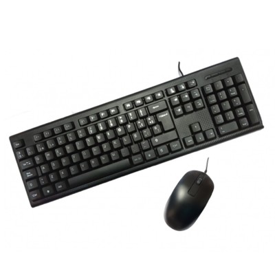 Kit teclado raton pc case