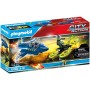 Playmobil policia avion persecucion dron