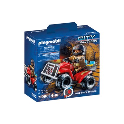 Playmobil bomberos speed quad