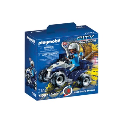 Playmobil policia speed quad