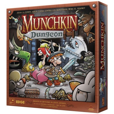 Juego mesa munchkin dungeon pegi 14