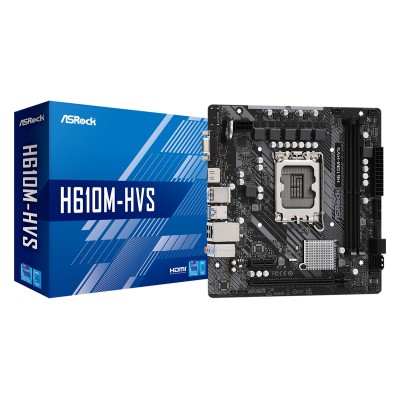 Placa base asrock 1700 h610m hvs m atx