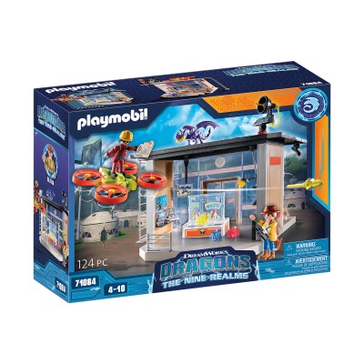 Playmobil dragones nine realms laboratorio