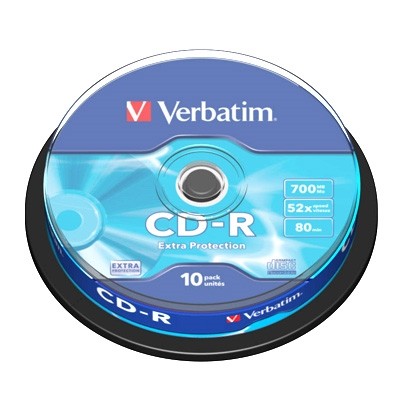 Verbatim cd r 700mb 52x tarrina 10uds