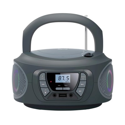 Radio cd fonestar boom one g usb gris