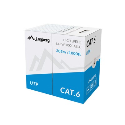 Bobina cat6 lanberg utp 305m solid