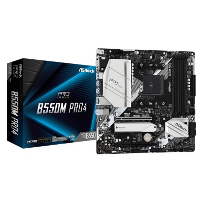 Placa base asrock am4 b550m pro4