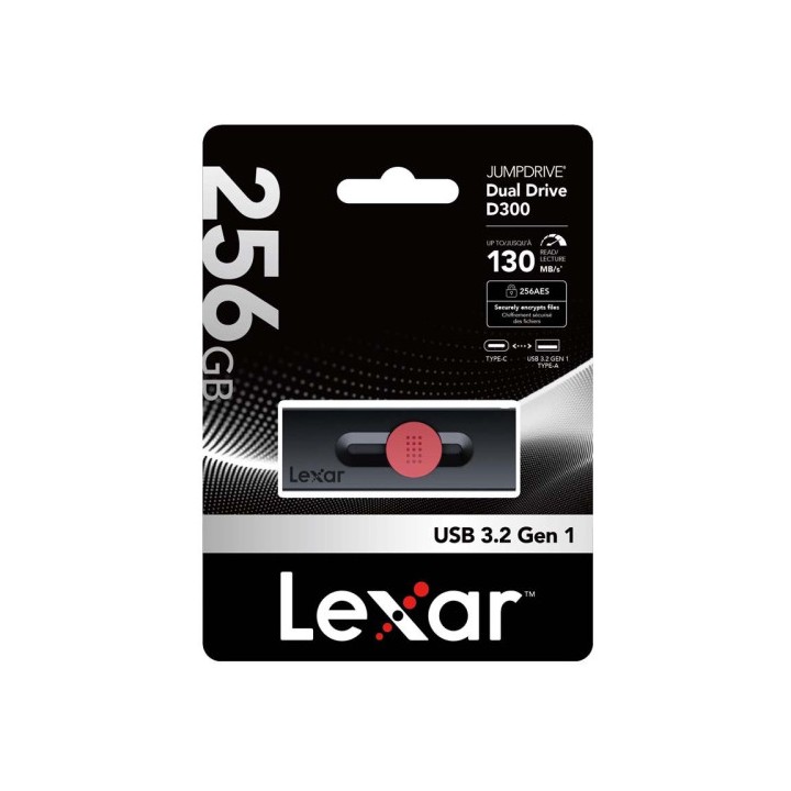 Memoria usb tipo c - usb tipo a lexar 256gb