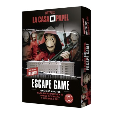 Juego mesa la casa papel escape