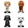 Blister 4 figuras POP Star Wars New Classics Exclusive