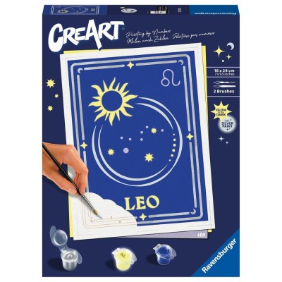 Kit pintar con numeros ravensburger creart