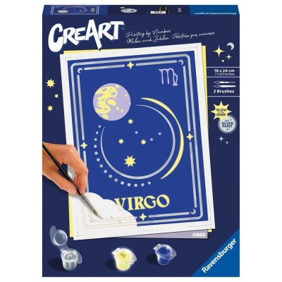 Kit pintar con numeros ravensburger creart