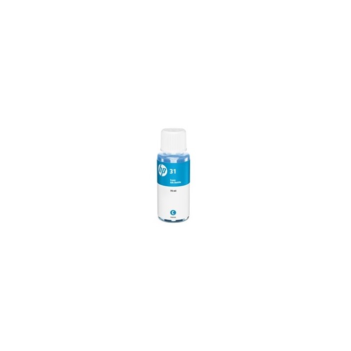 Botella tinta hp 31 cian 70ml