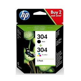 Pack 2 cartucho tinta hp 304