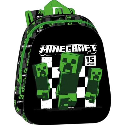 Mochila 3D Minecraft 33cm