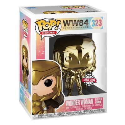 Figura POP DC Comics Wonder Woman 1984 Gold Power Exclusive