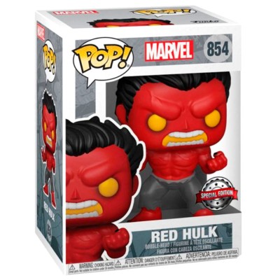 Figura POP Marvel Red Hulk Exclusive