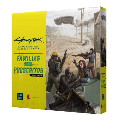 Juego mesa cyberpunk 2077 familias y