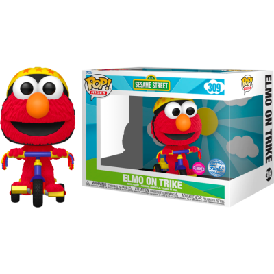 Figura POP Rider Barrio Sesamo Elmo on Trike Exclusive