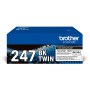 Pack toner brother tn247bktwin negro larga